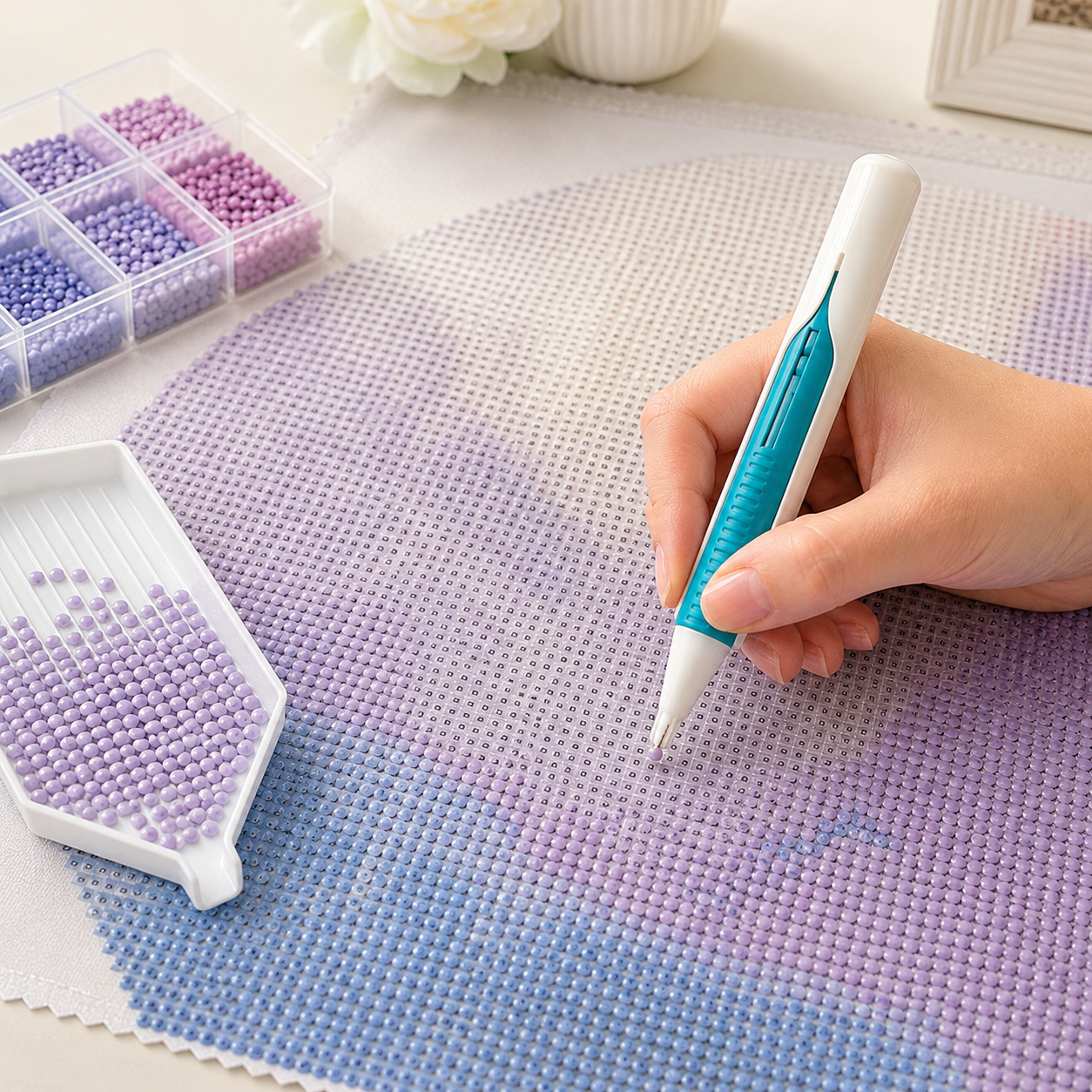 🔥Last Day 50% OFF - 💎 Automatic Diamond Painting Bead dispenser