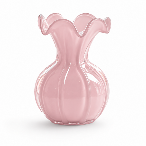 Luxury Pouch-Style Glass Vase