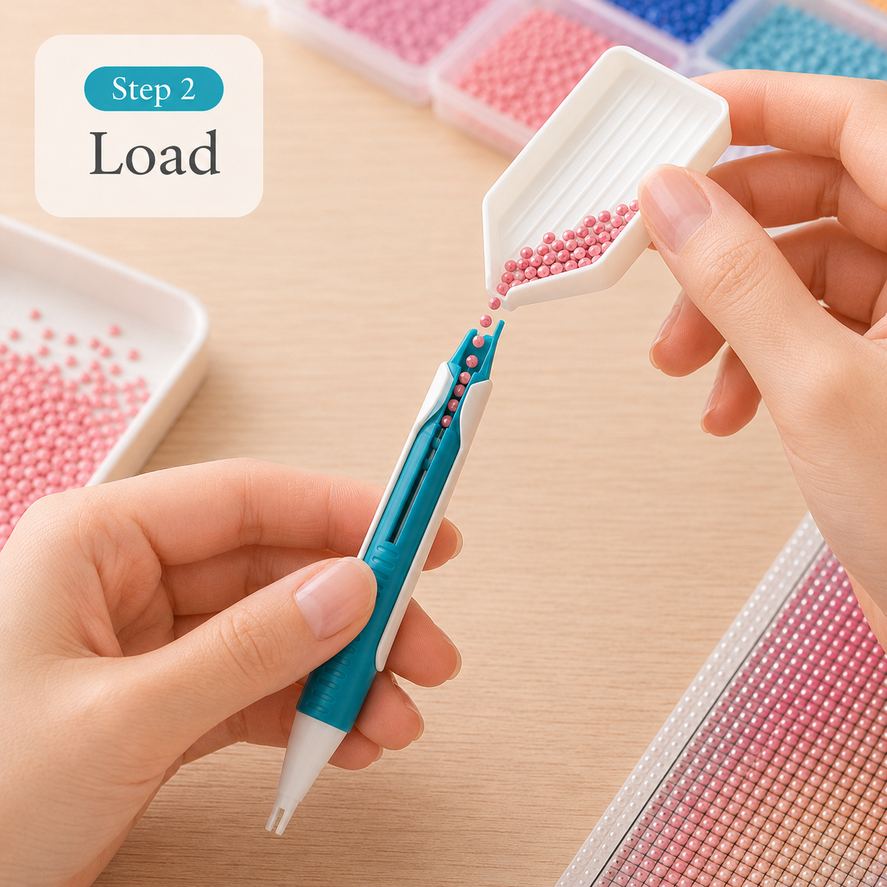 🔥Last Day 50% OFF - 💎 Automatic Diamond Painting Bead dispenser