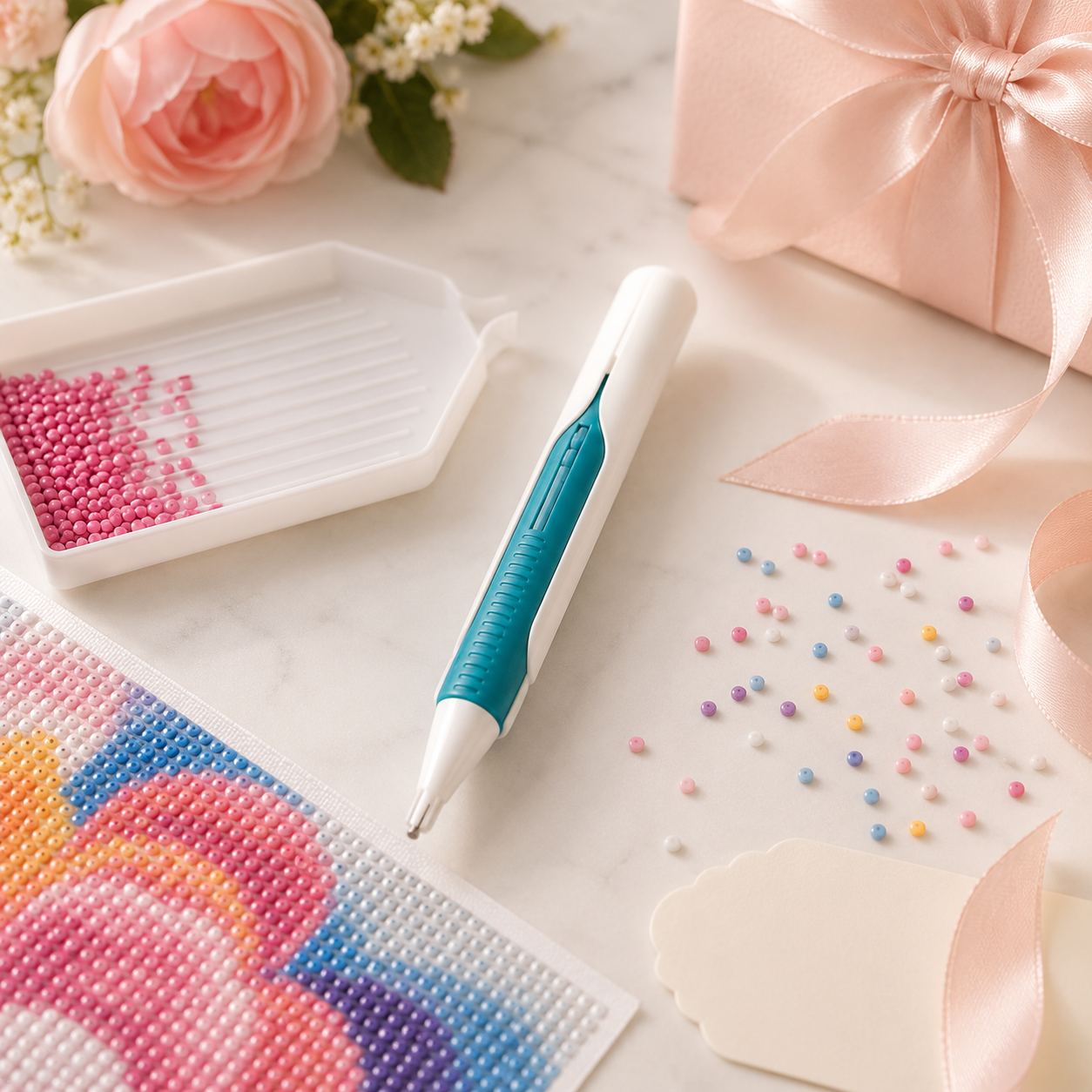 🔥Last Day 50% OFF - 💎 Automatic Diamond Painting Bead dispenser