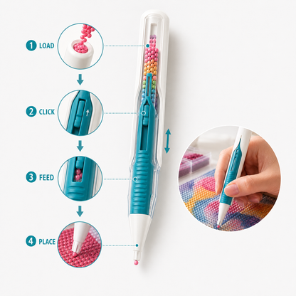 🔥Last Day 50% OFF - 💎 Automatic Diamond Painting Bead dispenser