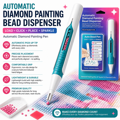 🔥Last Day 50% OFF - 💎 Automatic Diamond Painting Bead dispenser